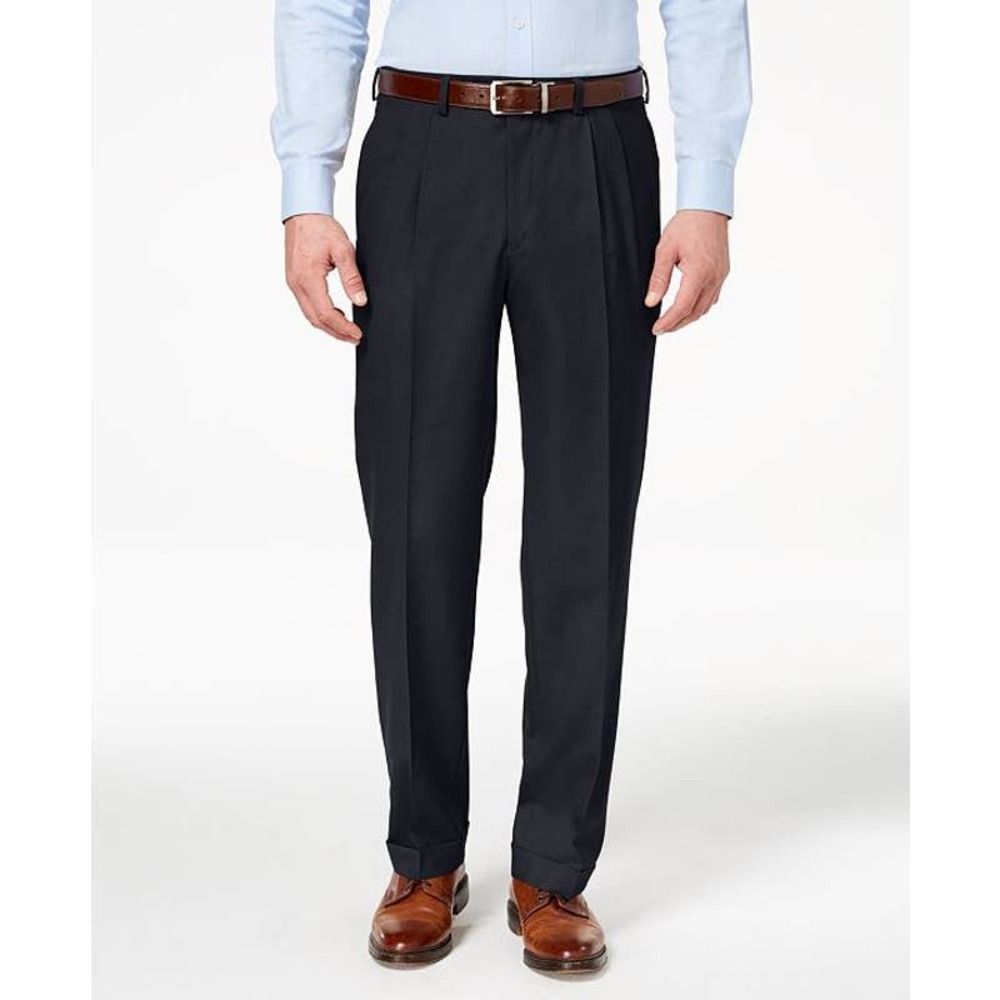 NEW Lauren Ralph Lauren Men's 100% Wool Black Dress Pants